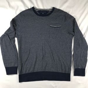Tommy Hilfiger Men's Linen Cotton Striped Sweater